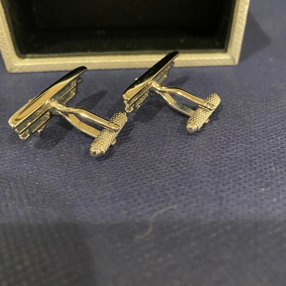 Biplane Cufflinks for Aviation Lovers